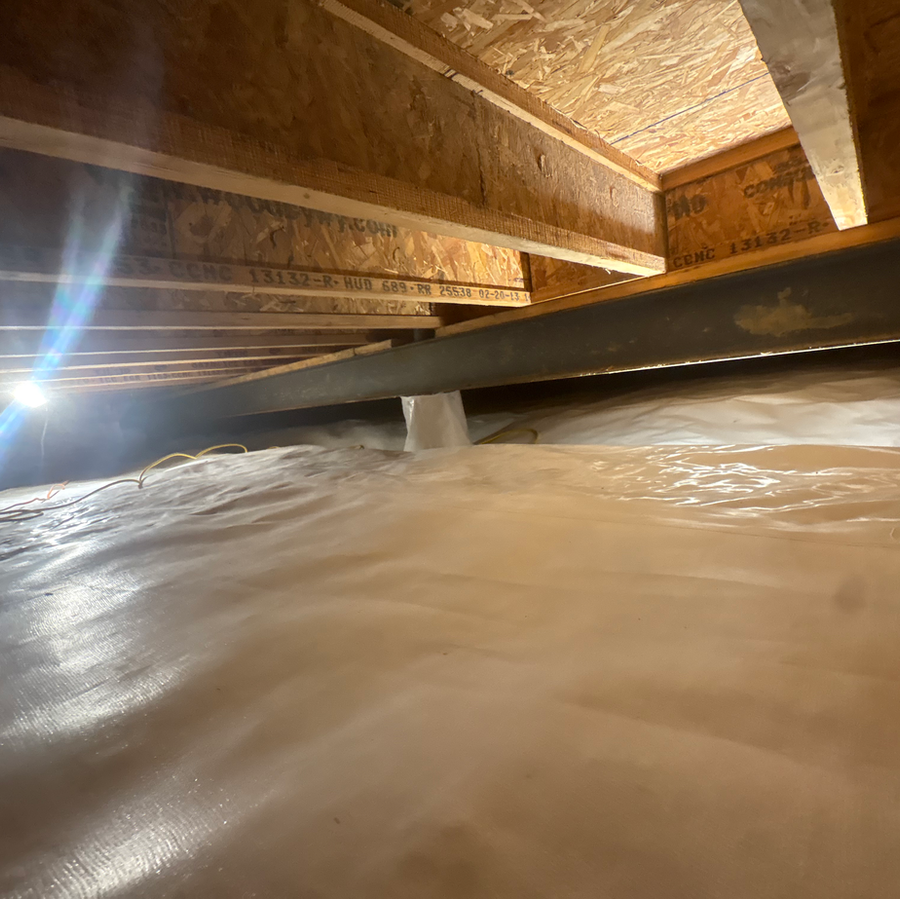Crawlspace Dirt Removal & Waterproofing