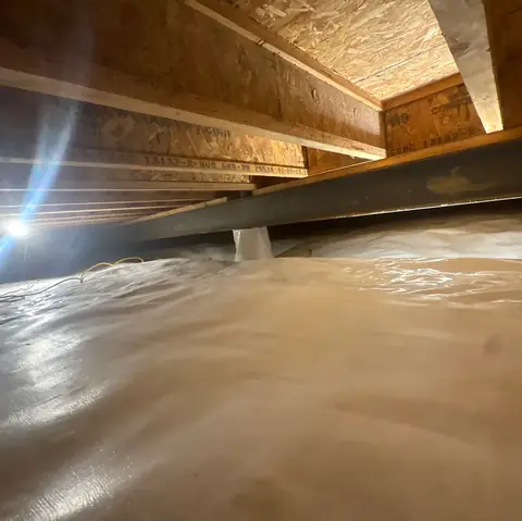 Crawlspace Dirt Removal & Waterproofing